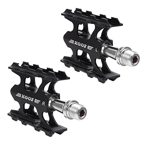 Mountain Bike Pedal : Garneck 1 Pair Bicycle Pedal Mountain Bike Pedal Mtb Bike Pedal Road Bike Pedals Flat Pedals Cycle Pedals Aluminum Bike Accessories Bicycles Non-skid Treadle Component Alloy Body Universal