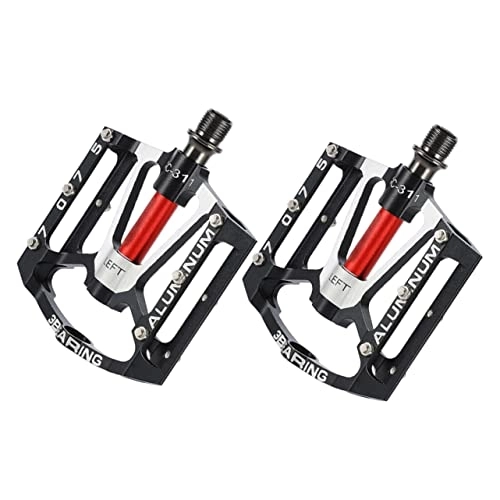Mountain Bike Pedal : Garneck 1 Pair Bicycle Pedal Mountain Bike Pedals Road Flat Pedal Cycling Pedals Bike Platform Pedals Race Car Mountain Bike Cleats Clipless Pedals Clips Repair Kit Balance Aluminum Alloy