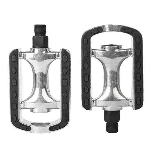 Mountain Bike Pedal : Garneck 1 Pair of Flat Bicycle Pedals for Road Mountain BMX MTB Outdoor Bike Bicycle