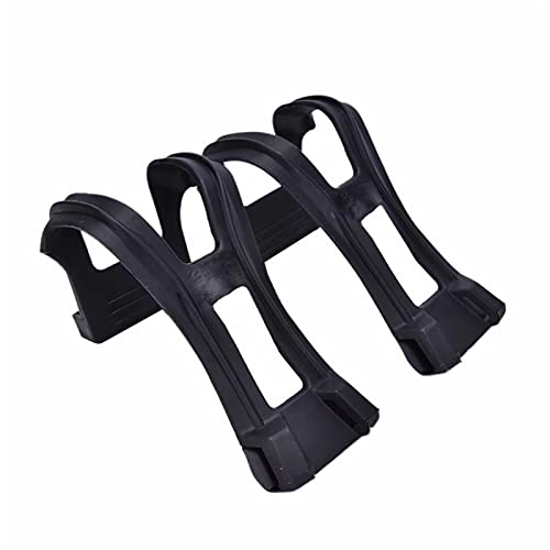 Mountain Bike Pedal : GDYJP 1Pair Plastic Bike Pedal Clips Bicycle Cycling Pedal Toe Straps Foot Clip Fixing Straps Mountain Bike Feet Binding Belt