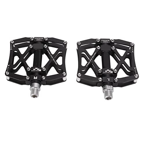 Mountain Bike Pedal : Gedourain Road Bike Pedals, Aluminum Bicycle Pedals for 9 / 16inch Spindle