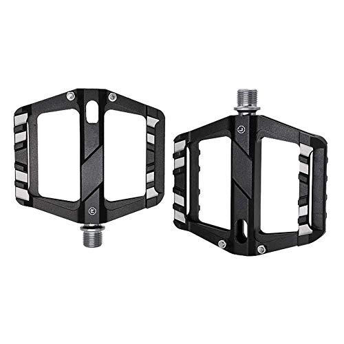 Mountain Bike Pedal : GENFALIN Outdoor sports Mountain Bike Pedals CNC Sealed Bearing Aluminium Alloy Flat Pedals 9 / 16 Cycling Pedals for BMX / MTB Bike Bicycle Parts