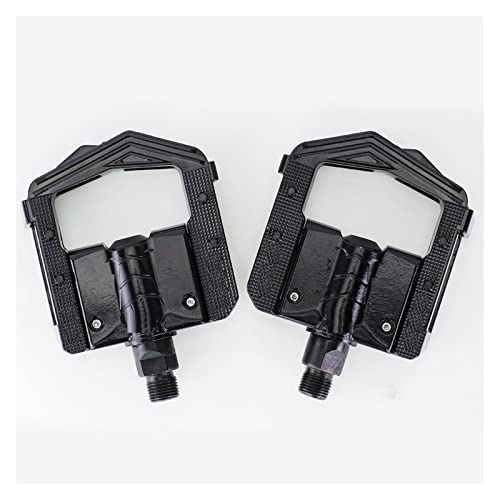 Mountain Bike Pedal : GENGGENG YEJIANGHUA Fit For F265 F178 Folding Bicycle Pedals MTB Mountain Bike Padel Bearing AluminumAlloy / PP Road Bike Folded Pedal Bicycle Parts (Color : F265 black)
