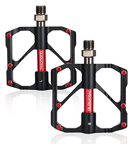 Mountain Bike Pedal : GGCG Bicycle Pedal Mountain Bike Pedals, Metal Pedals MTB Pedals with aluminum alloy Platform non-slip trekking pedals with axle diameter 9 / 16 inch