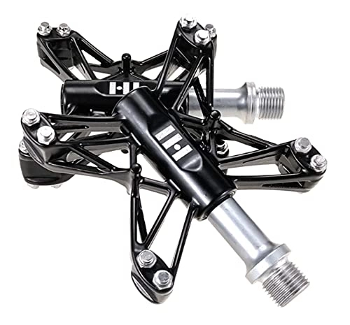 Mountain Bike Pedal : Glbz sports Pedal Magnesium Alloy Lightweight Mountain Bike Pedal Bicycle Pedal Hollow Sealed Pedal Durable Pedal Non-Slip High Performance