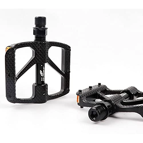 Mountain Bike Pedal : GOLDEN MANGO Bicycle Multi-color ABS Material Stainless Steel with Reflector Bearing Pedal Suitable for Mountain Bike Road Bike