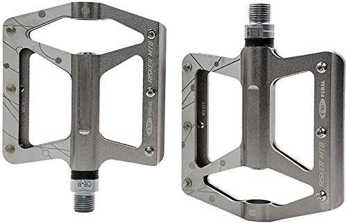 Mountain Bike Pedal : GPWDSN Bicycle Pedals, Non-Slip Bicycle Pedal, Universal Bearing Anti-Skid Bicycle Pedal Sealed Bearing Mountain Bike Pedals Lightweight Aluminum Alloy Platform Cycling Pedal
