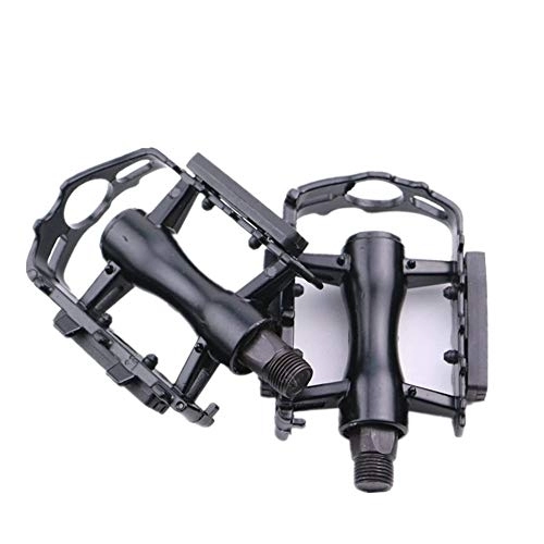 Mountain Bike Pedal : Greneric Bike Pedals 9 / 16 Inch Mountain Road Bike Pedals, Aluminum Alloy Bicycle Pedals with Reflector, Cycling Flat Pedals