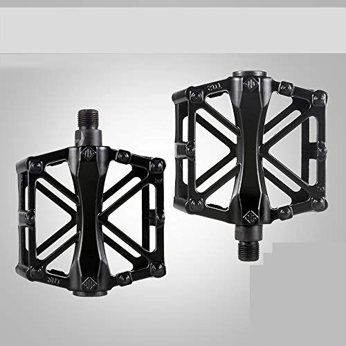 Mountain Bike Pedal : Guoz Bicycle Cycling Bike Pedals, New Aluminum Antiskid Durable Mountain Bike Pedals Road Bike Hybrid Pedals, Flat Pedals, Road Bike Pedals