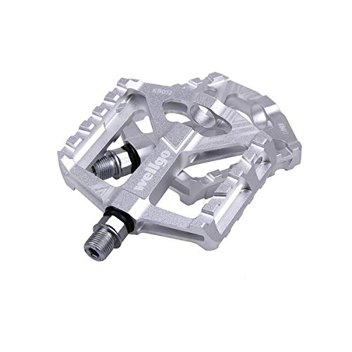 Mountain Bike Pedal : Guyuexuan Bike Pedals - Aluminum CNC Bearing Mountain Bike Pedals - Lightweight Bicycle Platform Pedals - Universal 9 / 16" Pedals For BMX / MTB Bike, City Bike, Simple And Durable The latest style, high