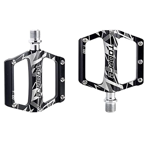 Mountain Bike Pedal : GXXDM Mountain Bike Bicycle Pedals Cycling Ultralight Aluminium Alloy 3 Bearings MTB Pedals Bike Pedals Flat BMX for Universal Mountain Bike Road Bike Trekking Bike Delivery Time: 4-10 Days, Black