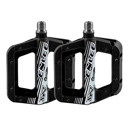 Mountain Bike Pedal : GXXDM Mountain Bike Pedal MTB Pedals Bicycle Flat Pedals Nylon Fiber MTB Cycling Anti-Skid Foot Pedal Sports Accessories for BMX MTB Road Bicycle Delivery Time: 4-10 Days, Black