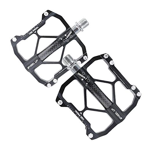 Mountain Bike Pedal : H-LML Bike Cycling Pedals Lightweight Aluminum Alloy Fixed Gear Bicycle Sealed Bearing Pedals