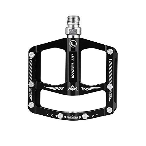 Mountain Bike Pedal : H-LML Foot mountain bike bicycle pedal double die cast aluminum alloy bicycle pedal thickening