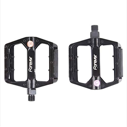 Mountain Bike Pedal : Haoyushangmao Bicycle Pedals Aluminum Alloy Pedals 2 / Package Comfortable Three Colors To Choose From (Color : B)