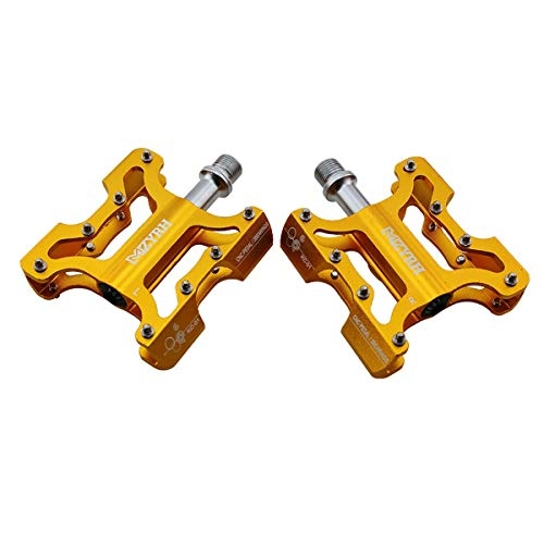 Mountain Bike Pedal : Haoyushangmao Bike Pedals - Aluminum CNC Bearing Mountain Bike Pedals - Lightweight Bicycle Platform Pedals - Universal 9 / 16" Pedals For BMX / MTB Bike, City Bike The latest style, and dura