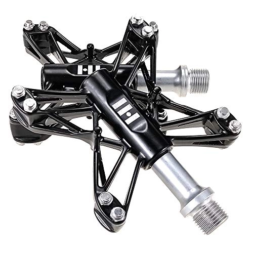 Mountain Bike Pedal : HBRT Road Bike Pedal, Mountain Bike Pedal, Magnesium Alloy Lightweight Downhill Pedal, 9 / 16" Pedals for BMX MTB Cruiser Cyclocross