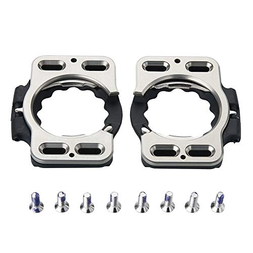 Mountain Bike Pedal : HCHD 1 Pair Road Bike Cycling Accessories Lightweight Cleat Cover Anti-slip Pedal Clip Lock Plate Quick Release For SpeedPlay Zero