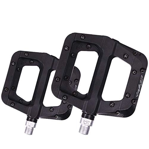 Mountain Bike Pedal : HCHD Wheel Up Bicycle Pedals Pedals Professional Nylon Fiber Ultralight Bicycle Parts