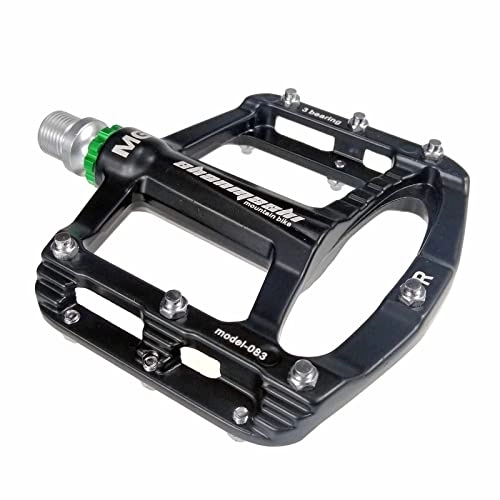 Mountain Bike Pedal : HEIMP Magnesium Alloy Bike Spindle Bearing High-Strength Non-Slip Large Flat Platform for Mountain Bike Road Bicycle Pedals
