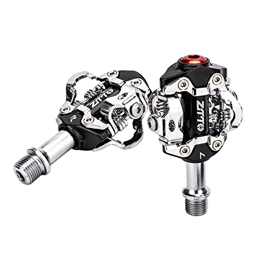 Mountain Bike Pedal : Hellery Mountain Bike Clipless Pedals Lightweight Multi-Purpose Dual Platform Stable Riding Labor Saving for SPD Exercise Cycling Bicycle Parts