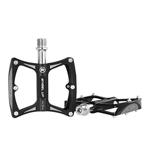 Mountain Bike Pedal : HJJGRASS Bicycle Pedal Aluminum Alloy Bearing Ultra Light Mountain Bike Road Bike Integrated Pedal Antiskid Bike Accessories One Pair