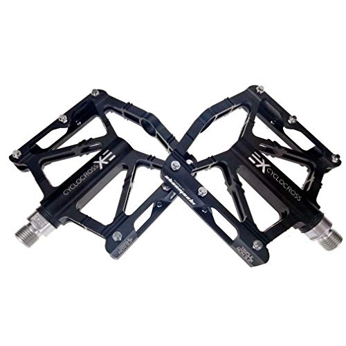 Mountain Bike Pedal : HJJGRASS Flat Pedals 1 Pair Bicycle Cycling Pedal Mountain Bike Pedals Mountain Road Bike Outdoor Riding Sport Pedals Fixed Gear Bicycle Cycling Bike Pedals