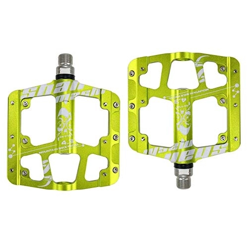 Mountain Bike Pedal : HKYMBM Mountain Bike Pedals, 3 Bearings Closed Dust Resistance Aluminum Alloy Cycling Pedals, c