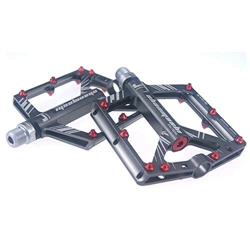 Mountain Bike Pedal : HKYMBM Mountain Bike Pedals, 4 Bearings Aluminum Alloy Dust Cap Protection Cycling Pedals, f