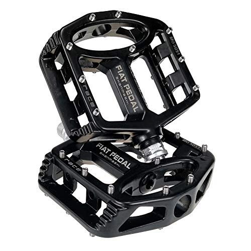 Mountain Bike Pedal : HKYMBM Mountain Bike Pedals, Antiskid Large Platform Antiskid Magnesium Alloy Body Cycling Pedals, a