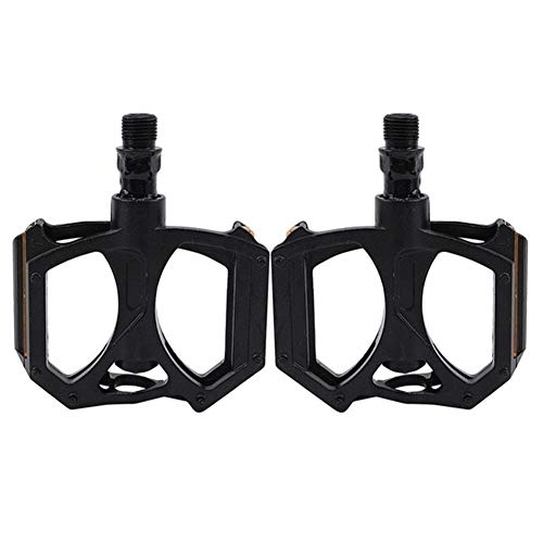 Mountain Bike Pedal : HMYDZ Bicycle Pedal Anti-slip Ultralight CNC MTB Mountain Bike Pedal Sealed Bearing Pedals Bicycle Accessories Cycling Pedal (Color : Black)