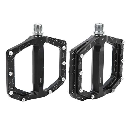 Mountain Bike Pedal : Hong Road Bike Pedal, Double‑sided 4.7x4.6in Non‑slip Mountain Bike Pedal, Lightweight for Bike Bicycle