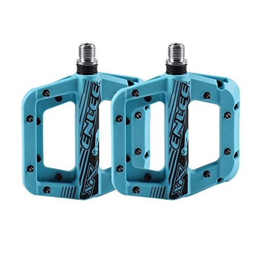 Mountain Bike Pedal : Honorall Mountain Bike Pedals Bicycle Pedals Non-Slip Lightweight Nylon Fiber Bicycle Platform Pedals for MTB 9 / 16 inches