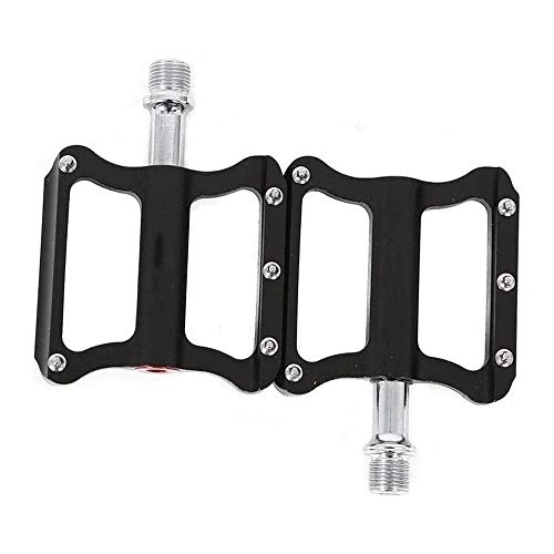 Mountain Bike Pedal : HOOBBI Bike Pedal, Lightweight Aluminum Alloy Mountain Bike Pedals, Bearing Pedals, Bicycle Riding Accessories, Bicycle pedal for Mountain, Trekking and Road Bikes (Size : One Size)