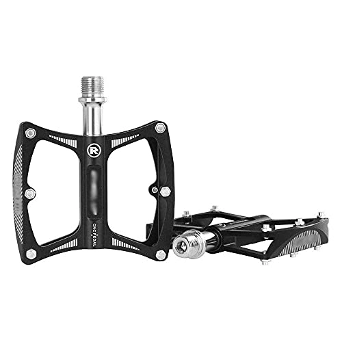 Mountain Bike Pedal : HOOBBI Super Bearing Mountain Bike Pedals, Anti-skid and Stable MTB Pedals for Mountain Bike BMX and Folding Bike, Bicycle Pedal (Size : One Size)
