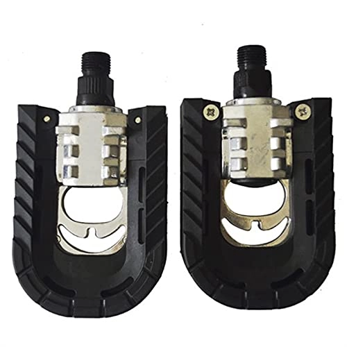 Mountain Bike Pedal : HSYSA Mountain Bike Pedals Aluminum Alloy Folding Pedals Bicycle Pedals for All Bicycle's Black One Size