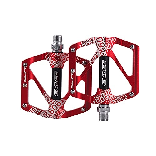 Mountain Bike Pedal : Huaji Mountain Bicycle Pedals Aluminum Antiskid Durable Bicycle Cycling 3 Bearing Pedals for Leisure BMX Road Bike