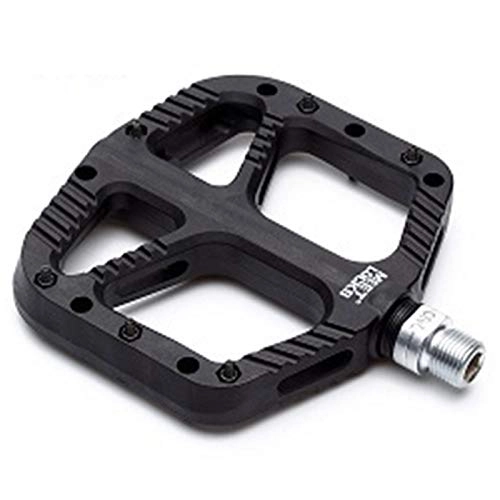 Mountain Bike Pedal : HUOGUOYIN Bicycle pedal Fit For Utral Sealed Bicycle Pedals Injection Engineering Nylon Body Fit For MTB Road Cycling Bicycle Pedal (Color : Black)
