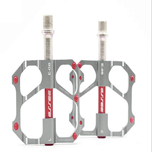Mountain Bike Pedal : HVBYHF Bicycle Pedals, Aluminum Alloy Mountain Bike Pedals, Light Folding Bike Pedals, Road Bike Pedals, titanium