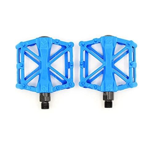 Mountain Bike Pedal : HYE XINGSTOR New Ultralight Double Ball Aluminum Alloy Sealed Widen Mountain Bike Pedal Accessories Anti-slip Bicycle Pedals Bicycle Parts. (Color : EXWWWBWQ-5)