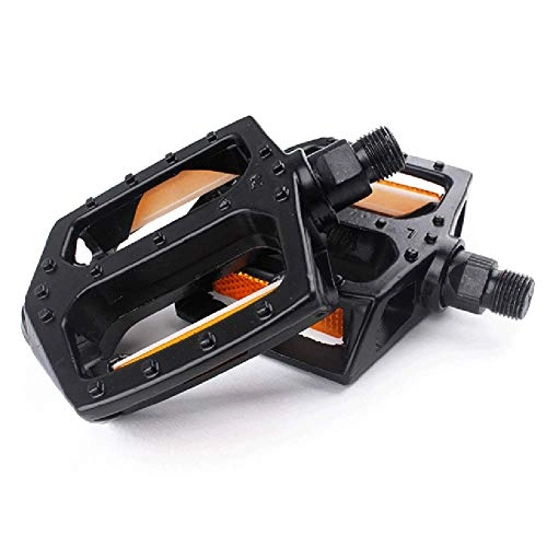 Mountain Bike Pedal : HYHY Lightweight Aluminium Alloy Bicycle Pedals Road Pedal Cycling Mountain Bike Foot Plat Anti-slip 9''16 Standard Universally Parts