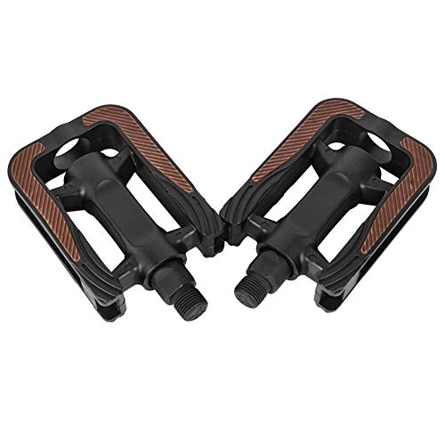 Mountain Bike Pedal : HYHY Outdoor Mountain Bicycle Pedals Anti-slip waterproof plastic Reflective Bearing Pedal Road Bike Pedals Cycling MTB Foot Plat