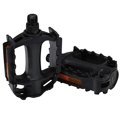 Mountain Bike Pedal : HYHY plastic Ultralight Bicycle Pedals with Reflective Film Mountain Road Bike Anti-slip Bearing Seal Pedals Cycling Pedals Parts