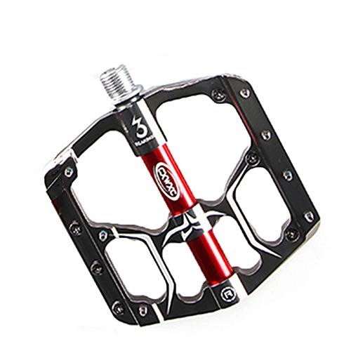 Mountain Bike Pedal : HYISHION Mountain Bike Pedal Bicycle Pedal Suitable for Road Cross-Country Bikes 9 / 16" Lightweight Nylon Fiber Bicycle Platform Pedal Waterproof And Dustproof Multi-Color Optional, Silver