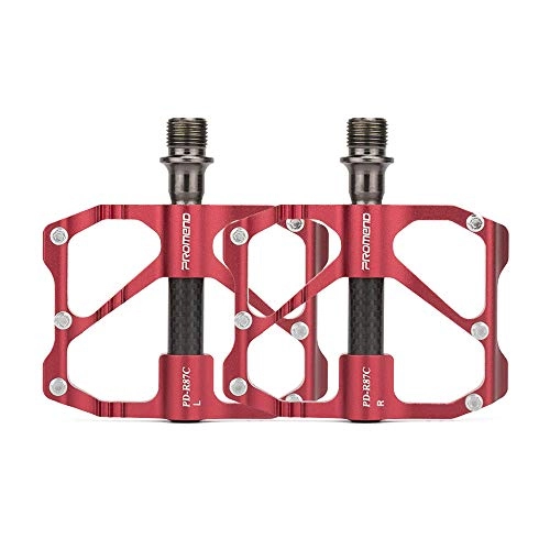 Mountain Bike Pedal : Hylotele Bicycle Pedal, Mtb Pedal Quick Release Road Bicycle Pedal Anti-slip Ultralight Mountain Bike Pedals Carbon Fiber 3 Bearings Pedale Vtt, Mtb Pedal