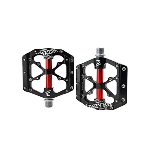 Mountain Bike Pedal : HYYSH Mountain Bike Pedal Bearing Universal Road Bicycle Accessories Non-slip Aluminum Alloy Pedal Bicycle Pedal black (Color : C)