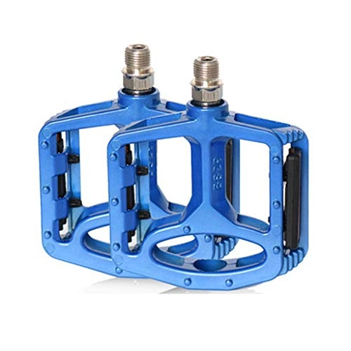 Mountain Bike Pedal : HYYSH Universal bicycle pedals mountain bike anti-skid road pedals adult bicycle accessories (blue)