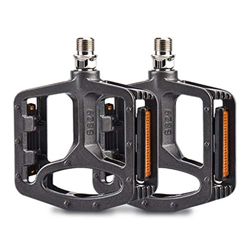 Mountain Bike Pedal : HYYSH Universal Bicycle Pedals Mountain Bike Anti-skid Road Pedals Adult Bicycle Accessories titanium Color