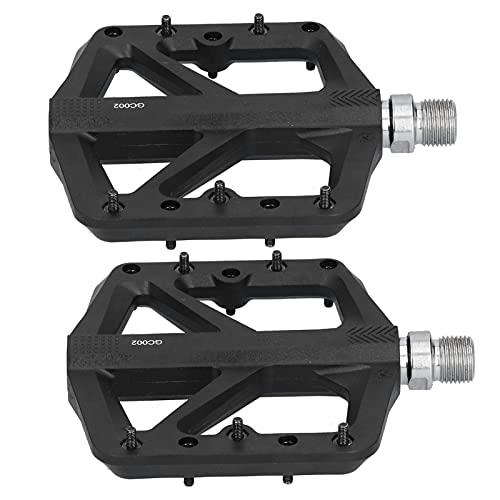 Mountain Bike Pedal : IDWT Nylon Fiber Bearing Bike Pedals, General Thread Specifications Durability Mountain Bike Pedals Practical for Most Mountain Bikes for Road Bikes
