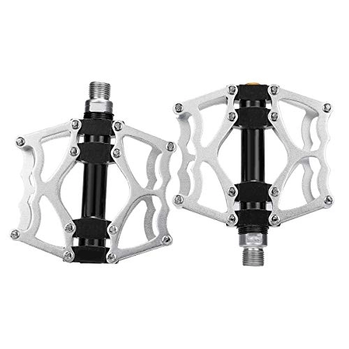 Mountain Bike Pedal : iFCOW Bike Pedals, 1 Pair Aluminium Alloy Non-Slip Mountain Bike Pedals